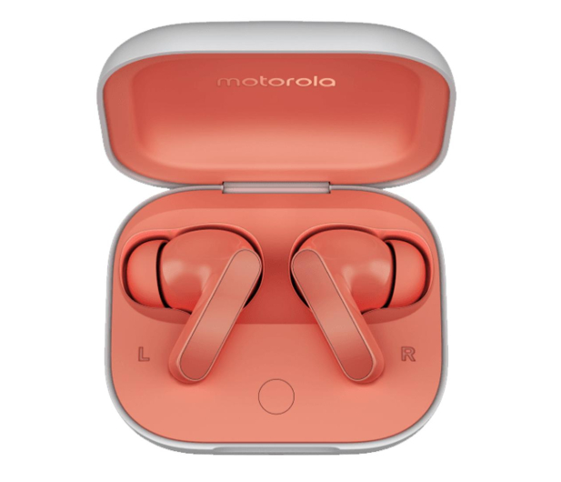 MOTOROLA Słuchawki bezprzewodowe Moto Buds Peach Pink PG38C05750 - 1245380 - zdjęcie 3
